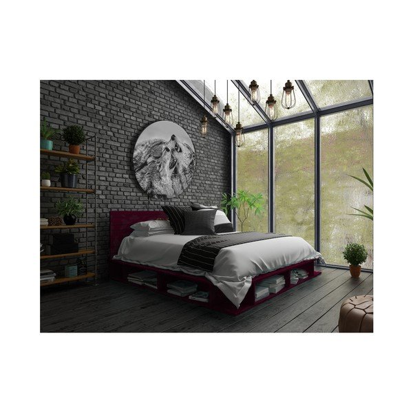 Zidni ukras Styler Glas Ringart Wolves, ø 70 cm-image-2