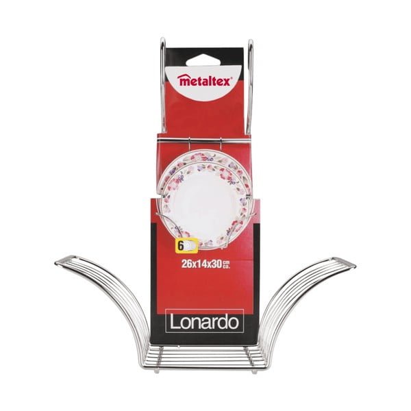 Viseći držač za poklopce od kromiranog čelika Lonardo – Metaltex-image-2