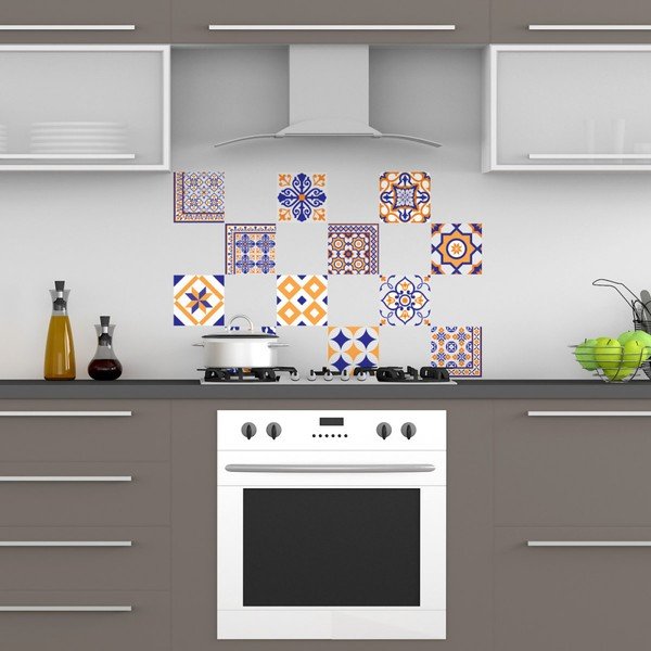 Set od 12 ukrasnih zidnih naljepnica Ambiance Alenna, 20 x 20 cm-image-2