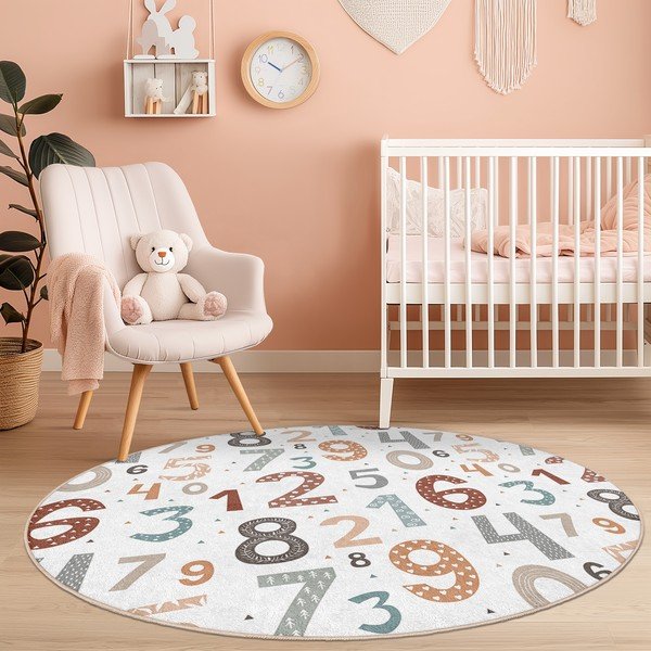 Periv dječji tepih za igru ø120 cm Happy Numbers – Mila Home-image-4