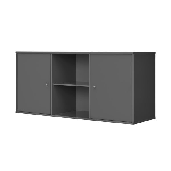 Antracitno siva niska viseća komoda 133x61 cm Mistral – Hammel Furniture-image-1