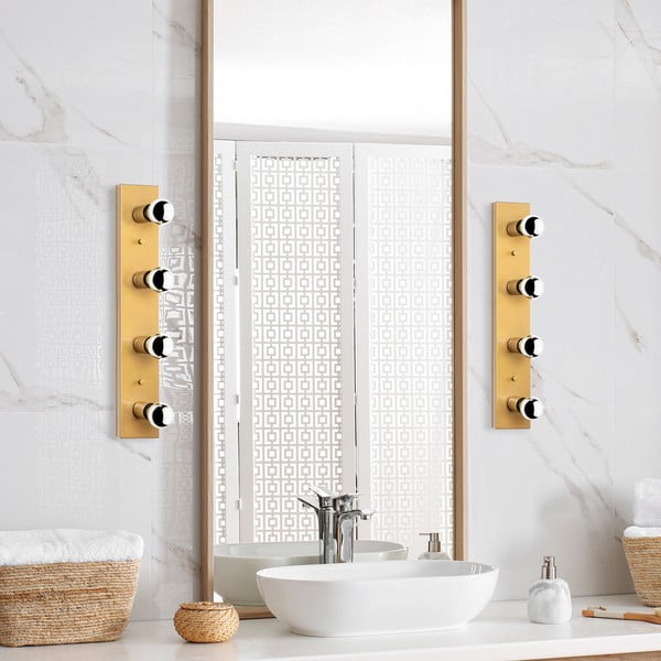Zidna lampa u zlatnoj boji Mirro – Opviq lights-image-2