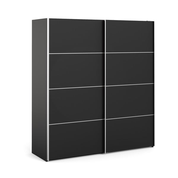 Crni ormar Tvilum Verona, 182 x 202 cm-image-2