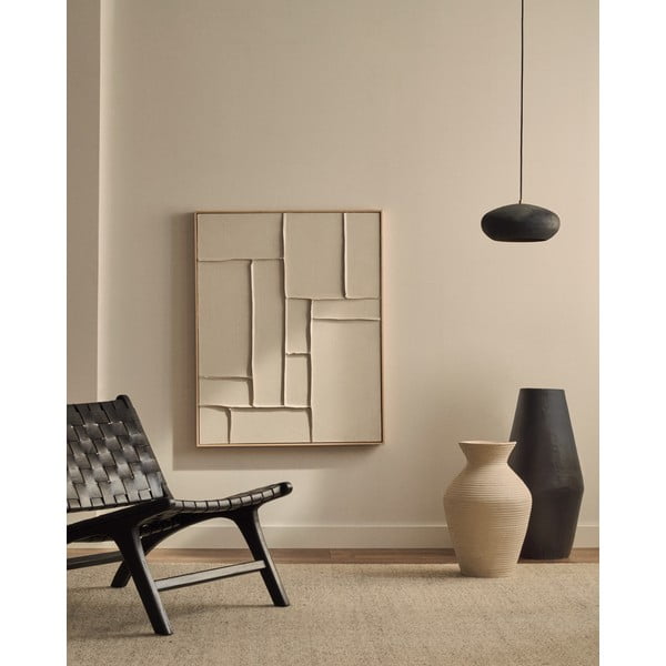 Crna viseća svjetiljka s metalnim sjenilom ø 30 cm Inda – Kave Home-image-2