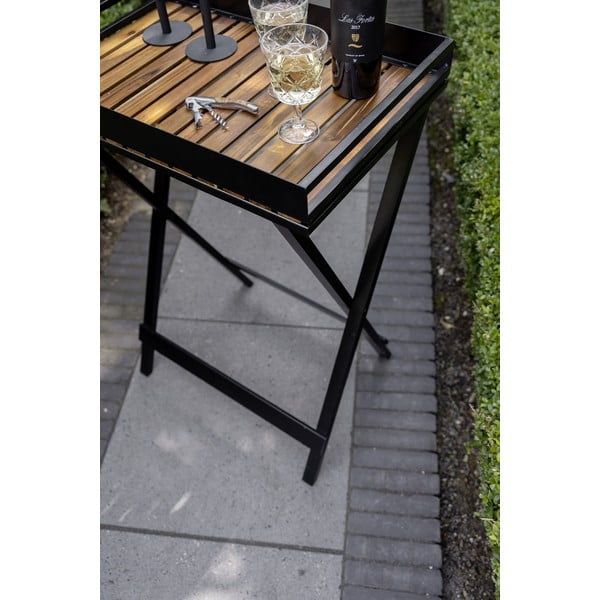 Pomoćni stol s pločom stola od bagrema 42x60 cm Taba – Wenko-image-1