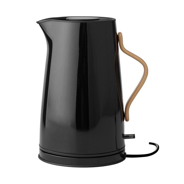 Crno kuhalo za vodu od nehrđajućeg čelika 1,2 l Emma – Stelton