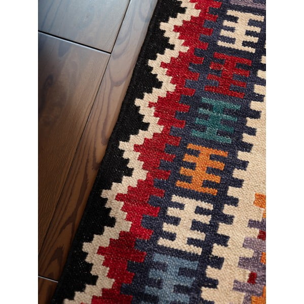 Crveni obostrani/ručno rađen vunen tepih 200x290 cm Kamal Kian – Nouristan-image-4