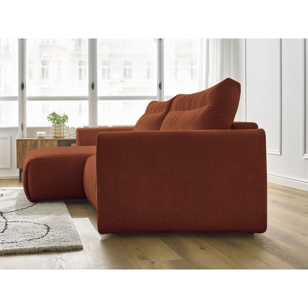 Narančasta kutna garnitura Aden – Bobochic Paris-image-1