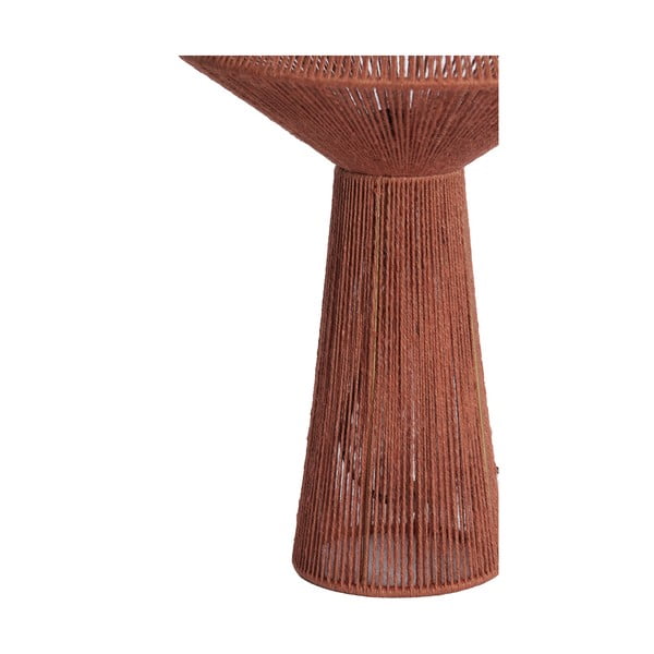 Crvena stolna lampa sa sjenilom od jute (visina 47 cm) Fugia – Light & Living-image-3