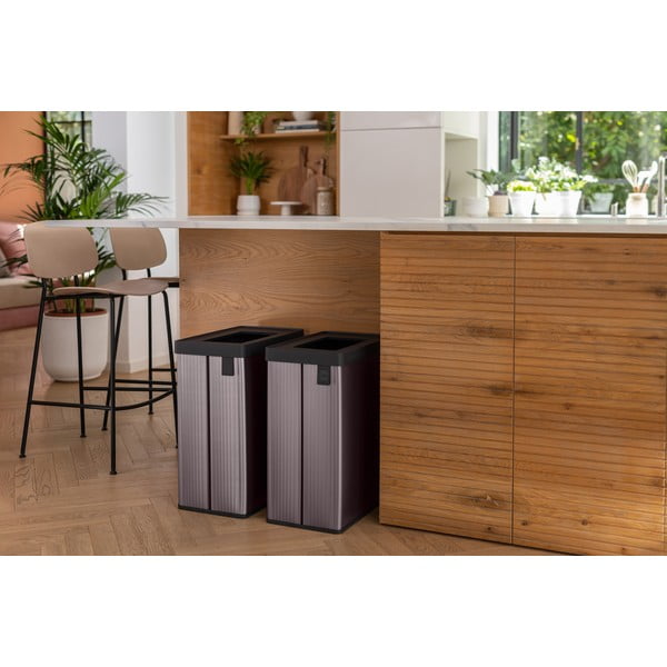 Ružičasta kanta za smeće za odvojeni otpad od reciklirane plastike 54 l Verto Recycle – Curver-image-1