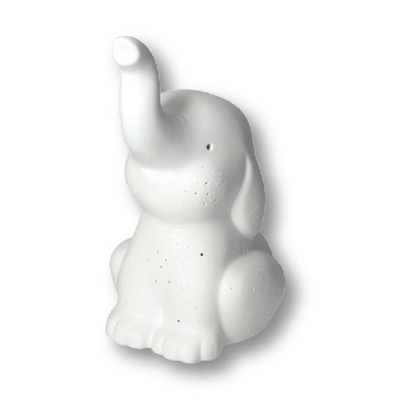 Bijela dječja stolna lampa Elephant – Brandani