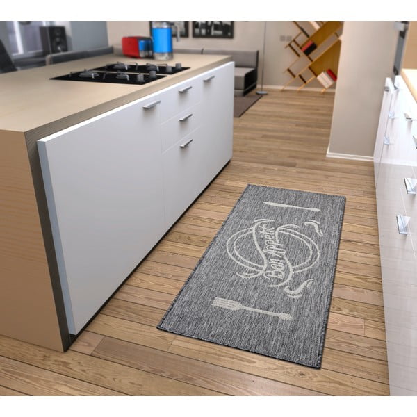 Sivo-bež staza 62x150 cm Cucina – Hanse Home-image-1