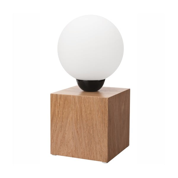 Smeđa stolna lampa (visina 25 cm) Emi – LAMKUR