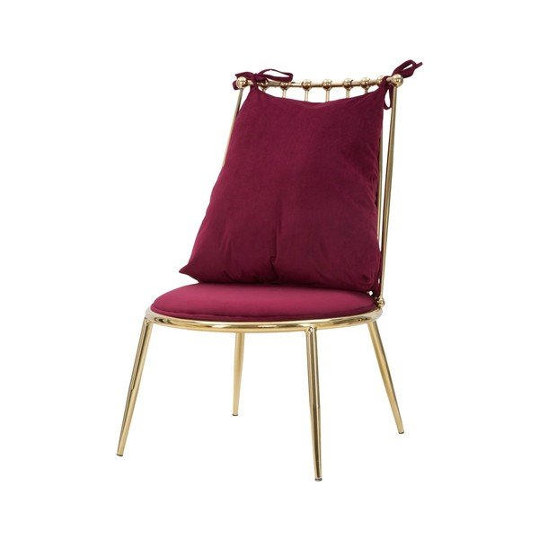 Crvena fotelja Mauro Ferretti Glam Backy-image-2