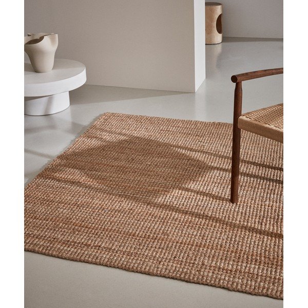 Ručno rađen juten tepih u prirodnoj boji 160x230 cm Madelin – Kave Home-image-1