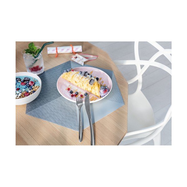 Bijelo-ružičasta porculanska ploča Villeroy & Boch Uni, ⌀ 24 cm-image-2