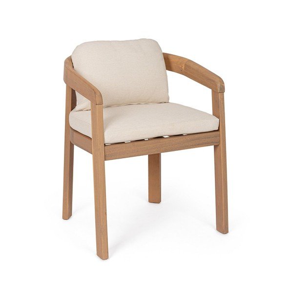 Vrtna stolica od masivnog drveta u prirodnoj boji Pablo – Bizzotto