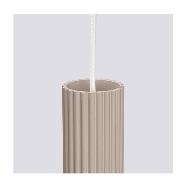 Smeđe-siva metalna viseća svjetiljka Gleam – Sollux-image-4