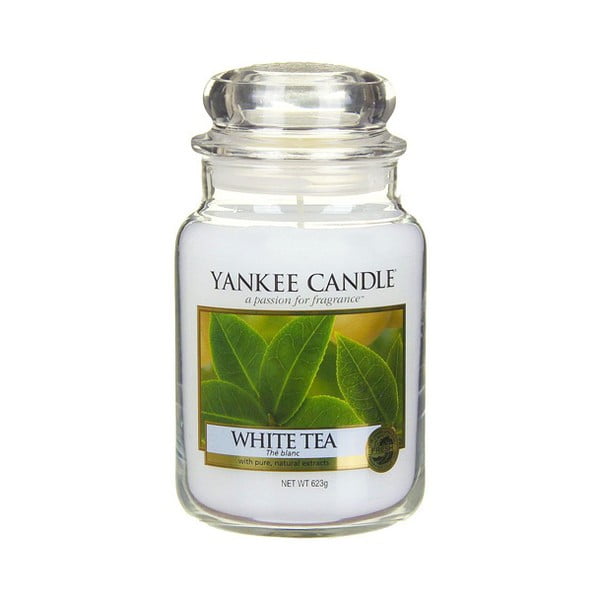 Yankee Candle White Tea, vrijeme gorenja 110 - 150 sati