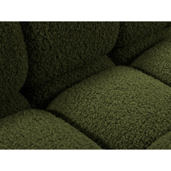 Zelena sofa od bouclé tkanine 282 cm Bellis – Micadoni Home-image-1