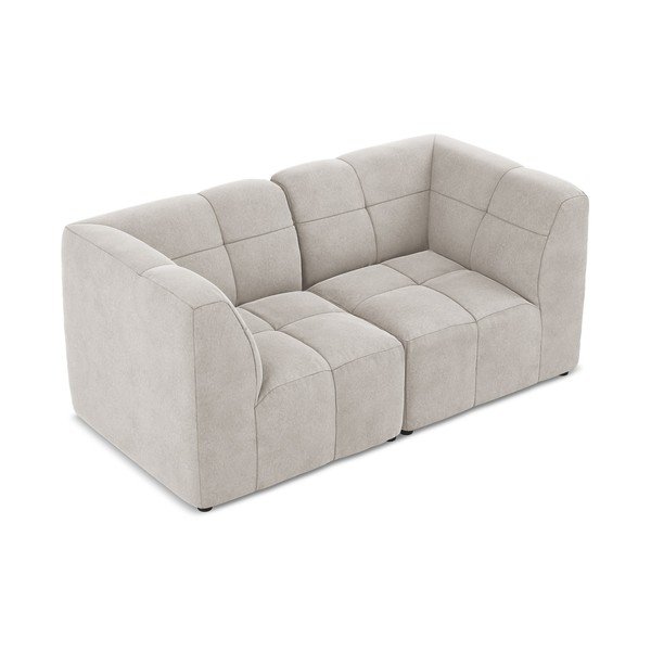 Bež baršunasti sofa 180 cm Aloha – Makamii-image-3