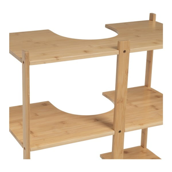 Od bambusa ormarić za ispod umivaonika u prirodnoj boji 60x60 cm – Casa Selección-image-2