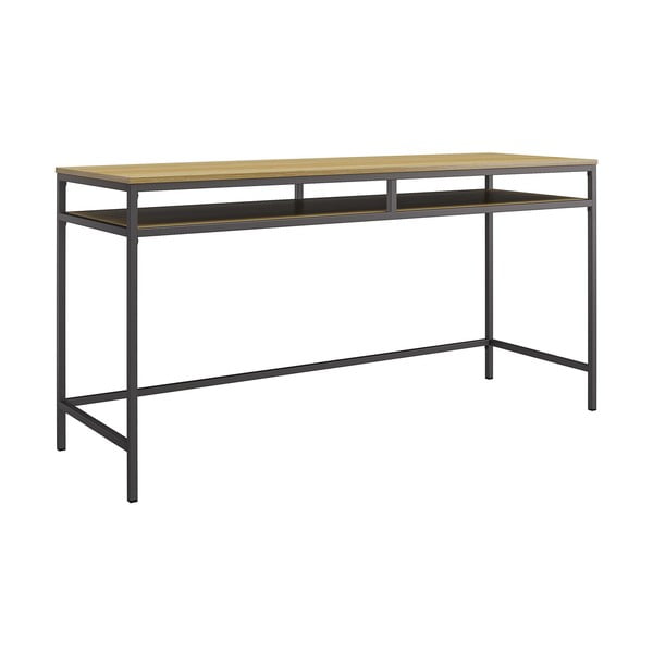 Radni stol s pločom stola u dekoru hrasta 51x153 cm Bradford – Støraa-image-3