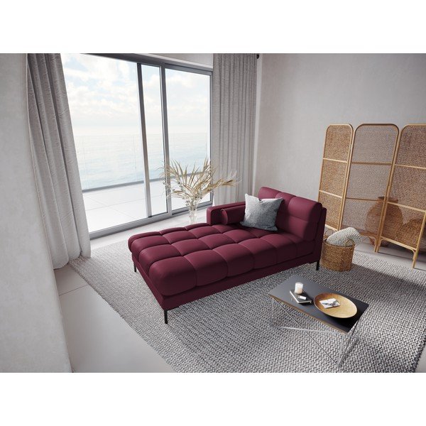 Tamnocrvena ležaljka Cosmopolitan Design Bali, lijevi kut-image-4