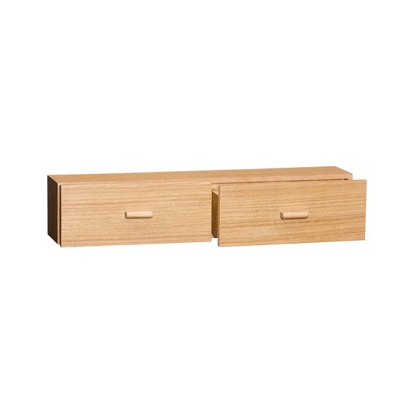 Polica u dekoru hrasta u prirodnoj boji 60 cm Shuno – Hübsch-image-4