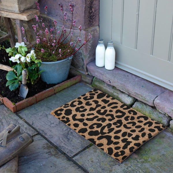 Otirač od kokosovih vlakana 40x60 cm Leopard – Artsy Doormats-image-3