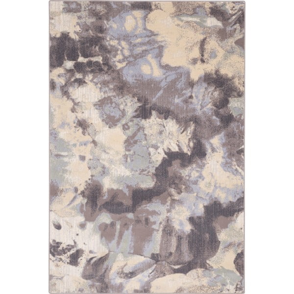 Sivo-krem vuneni tepih 133x180 cm Taya – Agnella