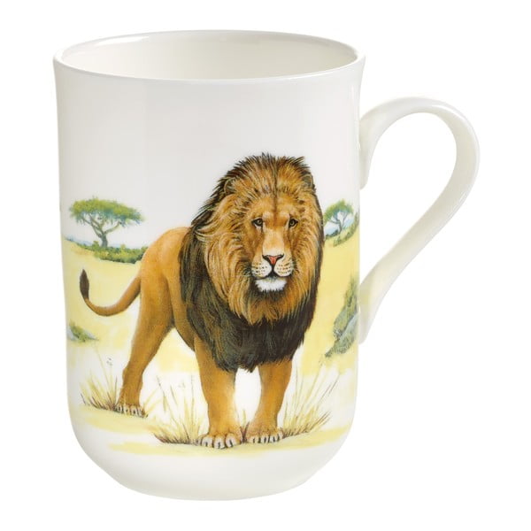 Maxwell &amp; Williams Animals Lion bone porcelana šalica, 330 ml