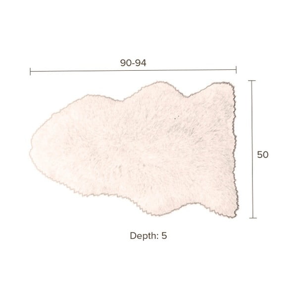 Bijela ovčja koža Dutchbone Shaun-image-2