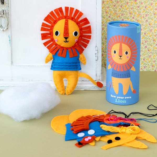Kreativna igračka Sew Your Own Lion – Rex London-image-1