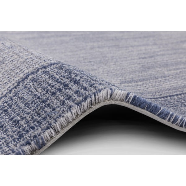 Tamno plavi vuneni tepih 200x300 cm Linea – Agnella-image-2