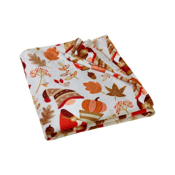 Narančasta/smeđa deka od mikropliša 130x170 cm Woodland Gonks – Catherine Lansfield