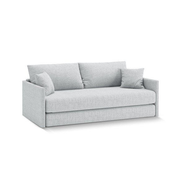 Svijetlo siva sklopiva sofa od šenila 209 cm Shannon – Cosmopolitan Design-image-1