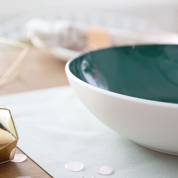 Bijelo-zelena porculanska posuda Villeroy & Boch Uni, 26 cm-image-3