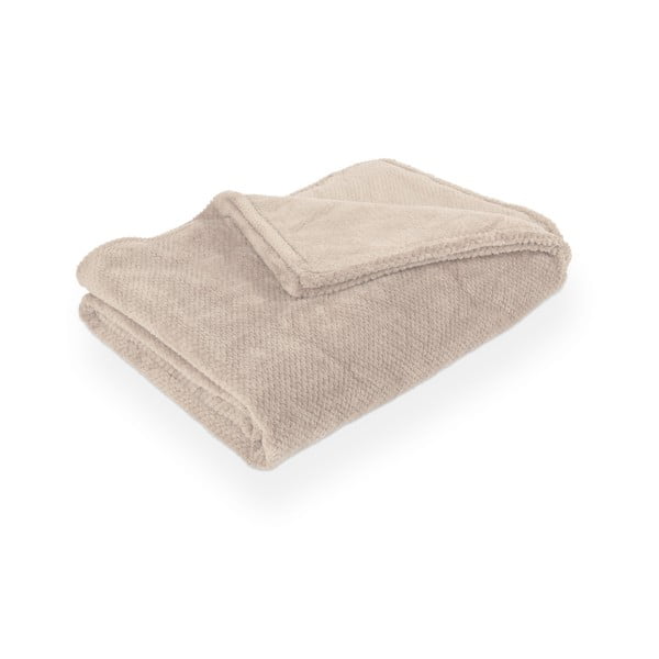 Smeđe-siva deka od mikropliša 150x200 cm Pippa – Tiseco Home Studio