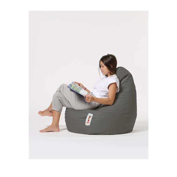 Tamno siva vrtna vreća za sjedenje Drop – Floriane Garden-image-2