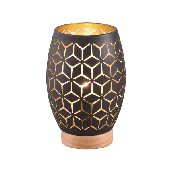 Crna stolna lampa (visina 21 cm) Bidar – Trio-image-1