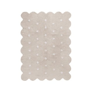 Bež periv/ručno rađen pamučan dječji tepih 120x160 cm Biscuit Beige – Lorena Canals
