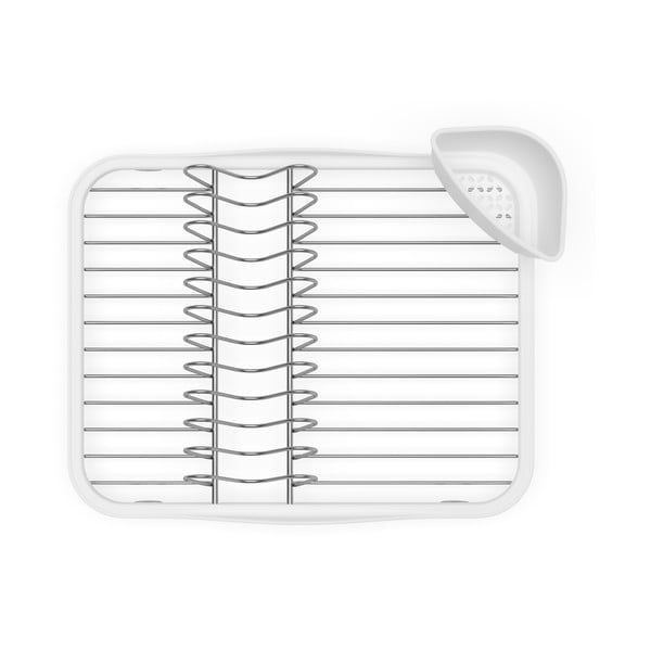 Bijeli željezan ocjeđivač za posuđe 36x28 cm Sinkin – Umbra-image-4