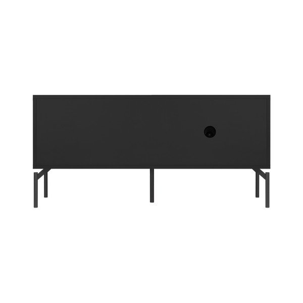 Crna TV komoda 116x55x42 cm Met Mini – noo.ma-image-3