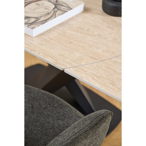 Tamno siva blagovaonska stolica s naslonima za ruke Graham – Actona-image-4