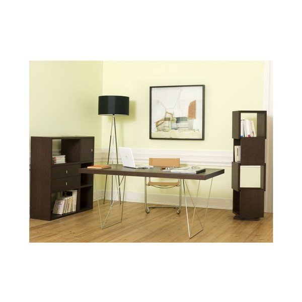 Rotirajuća knjižnica u dekoru od tamnog drveta TemaHome Rotative-image-1