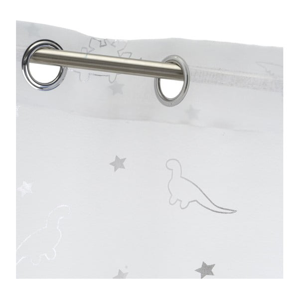 Bijela/u srebrnoj boji prozirna zavjesa 140x260 cm Dinos – Casa Selección-image-3