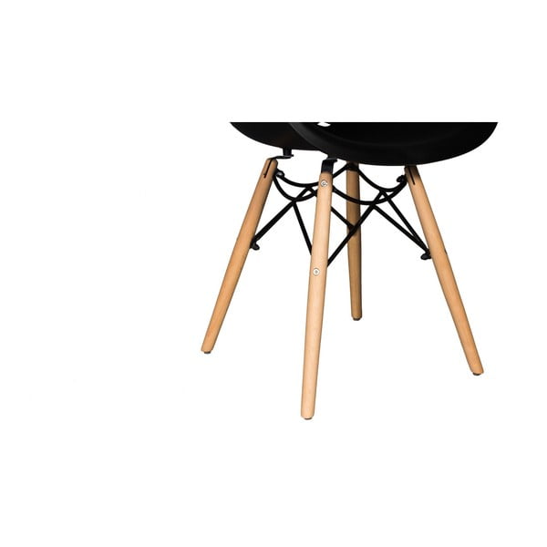 Set od 2 crne blagovaonske stolice Evergreen House René-image-3