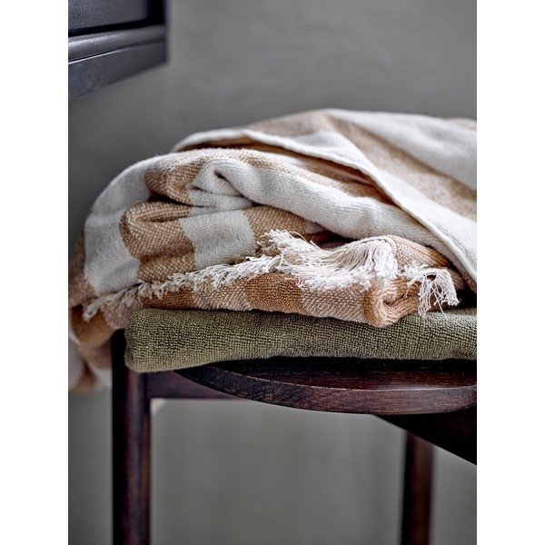 Smeđo-bež pamučni ručnik 50x100 cm Elaia – Bloomingville-image-4