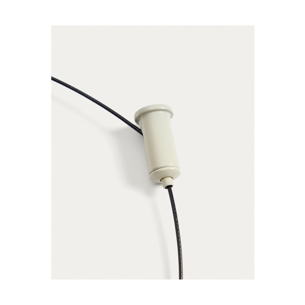 Svijetlo siva LED stropna svjetiljka s mogućnosti zatamnjivanja s metalnim sjenilom ø 16 cm Porte – Kave Home-image-3